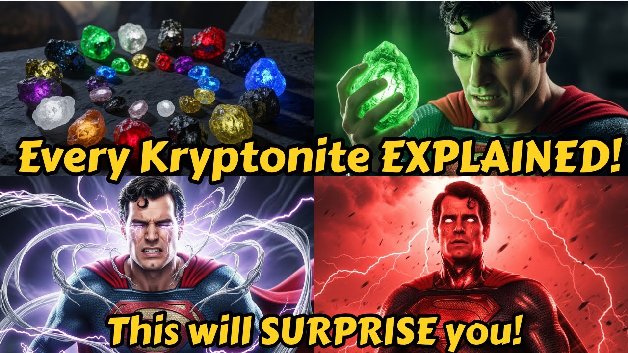All Types of Kryptonite Explained | How Each One Affects Superman ...