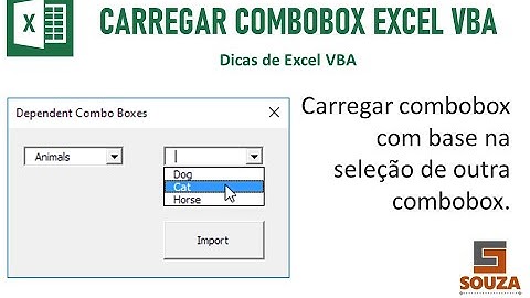 Carregar combobox com base na seleção de outra combobox no excel vba - #10