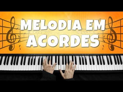 Melodia em Acordes - Prática para Teclado e Piano - Teclas Mágicas