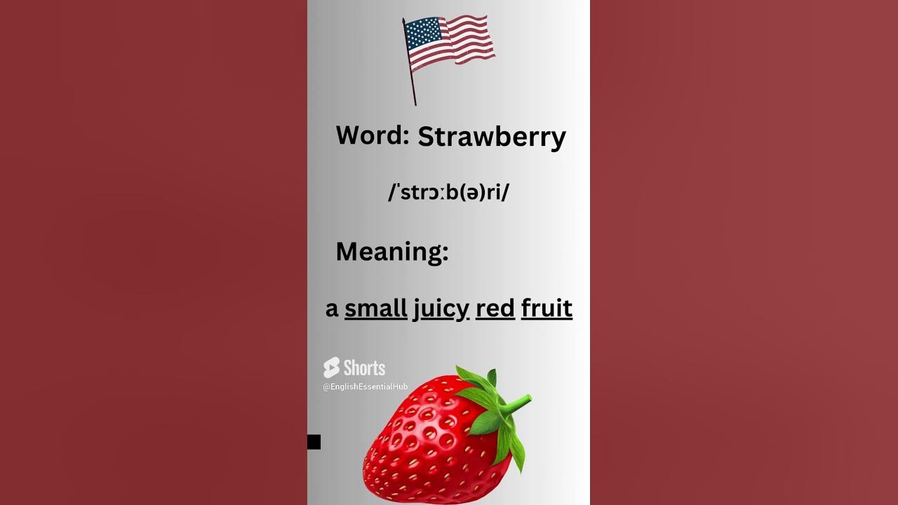 How To Pronounce Strawberry In British Accent learnenglish learning how-to-pronounce-strawberry-in-british-accent-learnenglish-learning