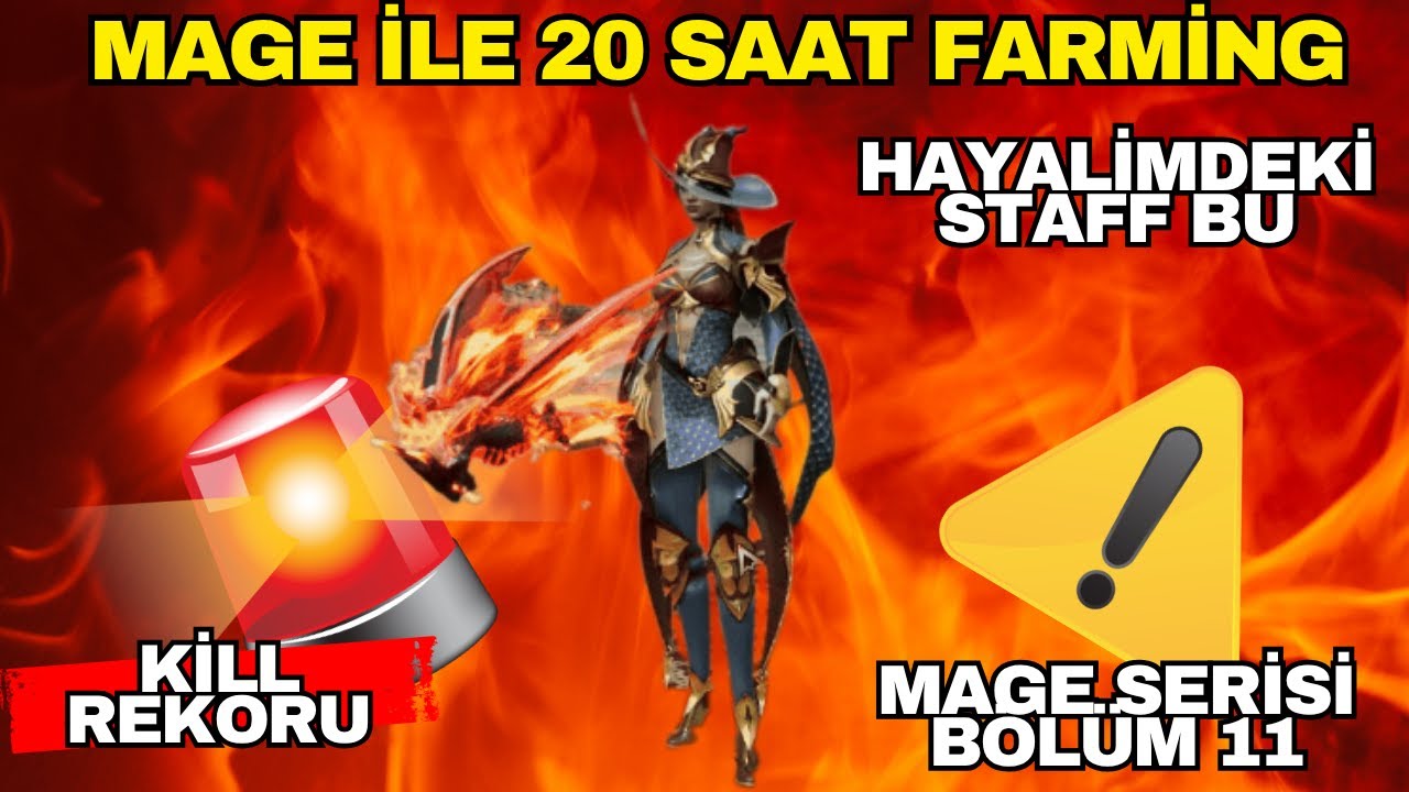 Rise Online Mage Serisi Bölüm#11 Mage İle 20 Saat Globalde Farm - Kill Rekoru - Hayalimdeki Staff Bu