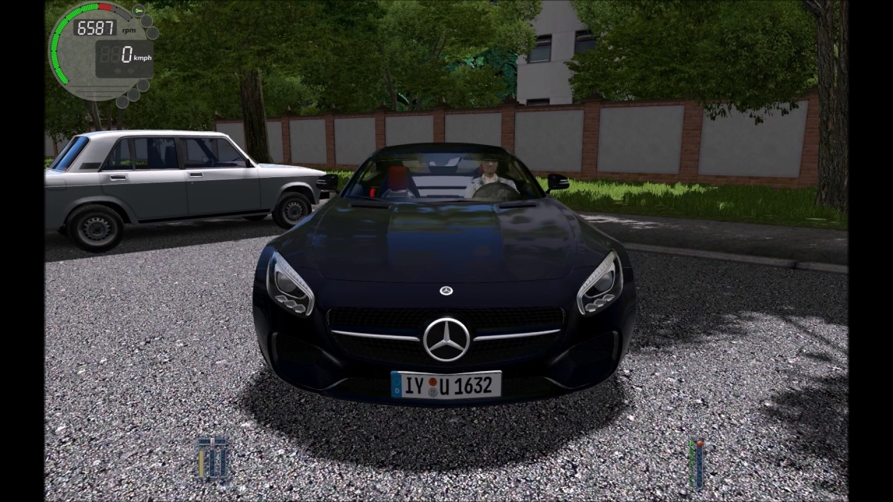 City car driving мерседес