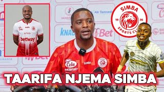 Muda Huu AHMED ALLY ATHIBITISHA USAJILI WA FEI TOTO NA PRECY TAU SIMBA 