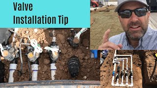 Sprinkler System Valve Installation Tip