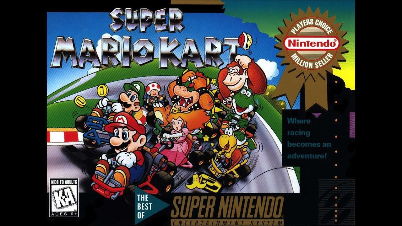 Super Mario Kart, Super Nintendo, Jogos