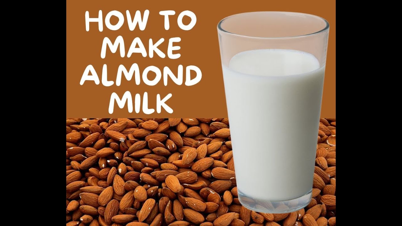 HOW TO MAKE ALMOND MILK easy & simple YouTube