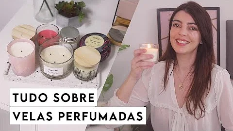 Como acender uma vela perfumada?
