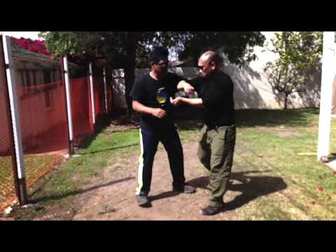 Panantukan entries to Leg Sweep