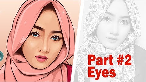 Vector Vexel Portrait Tutorial | Part #2 Eyes
