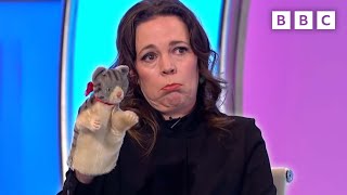 Does Olivia Colman's Sock Puppet Help Her Cry When Shooting Emotional Scenes? | Would I Lie To You?