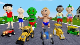 Pagal Bittu Sittu Aur Chirkut | Toy Jcb Wala Cartoon | Jcb Tractor Cartoon | Gadi Wala Cartoon