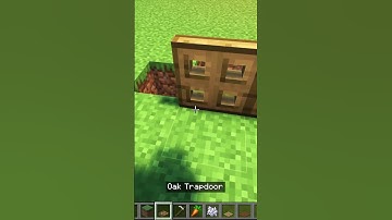 How to build a working rabbit trap in Minecraft #shorts