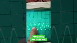 #cro, frequency measurement