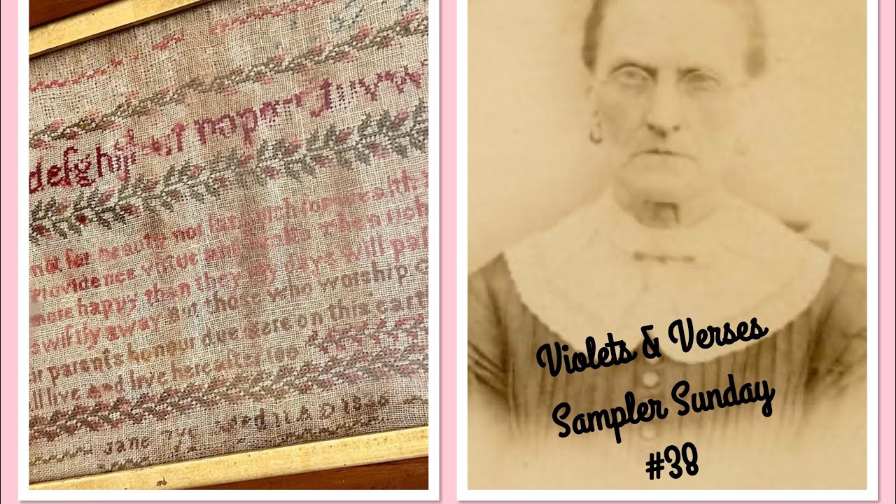 Violets & Verses Sampler Sunday 38 Kind Providence, using clues, and s/f letters YouTube
