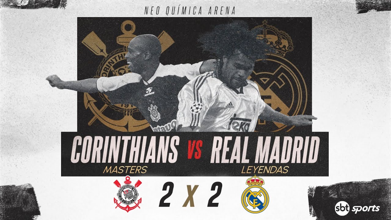 Corinthians Masters 2 x 2 Real Madrid Leyendas – Jogo completo | Especial Corinthians 113 anos