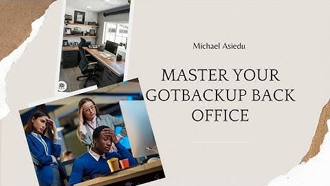 Master Your GotBackup Back Office Effortlessly (part 1)