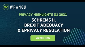 Privacy Highlights: Schrems II, Brexit Adequacy & ePrivacy Regulation by Stephen Ragan