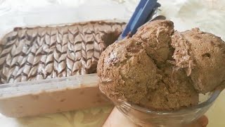 كلاص /ايس كريم الشوكولاته اللذيذ Glace au chocolat facile