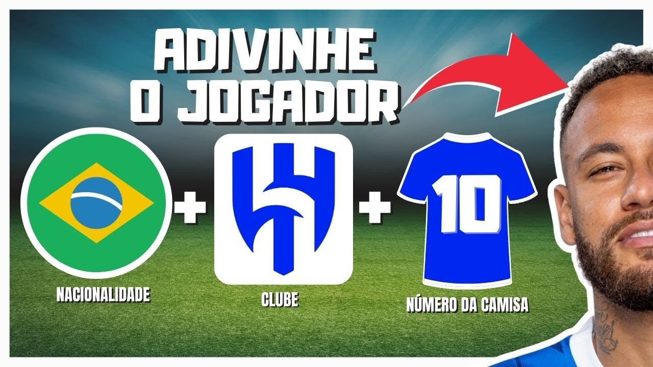 ADIVINHE O JOGADOR PELO CLUBE E NÚMERO DA CAMISA - QUIZ DE FUTEBOL