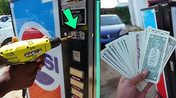 We Found MONEY In This Abandoned Vending Machine!!