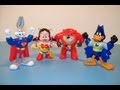 1992 McDONALD'S LOONEY TOONS DC SUPER FRIENDS SET OF 4 HAPPY MEAL TOY'S REVIEW