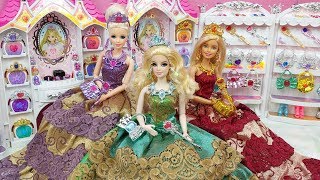 Princess Barbie castle jewelry bedroom accessory dress up