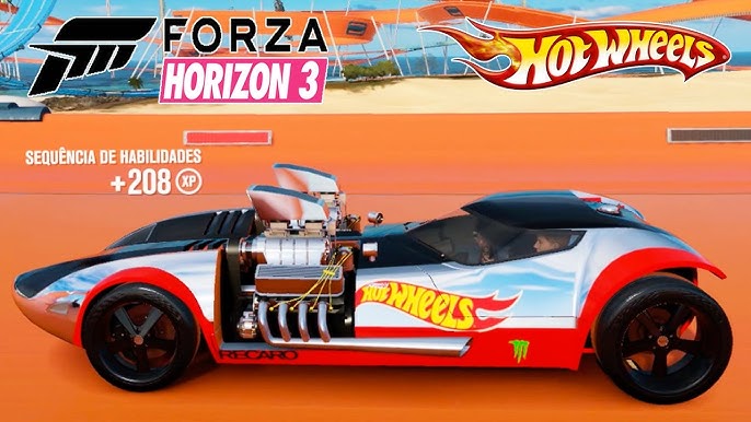 Hot Wheels Carro Ferrari 488 GTB 2015 S1 - Corridas Forza Horizon 3 