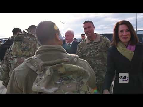 U.S. Soldiers arrive in Bavaria for Defender Europe 20