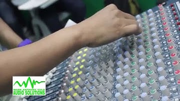 Audio Mixing at Audio Solutions Philippines Audio Engineering Training (2014-Batch 11)