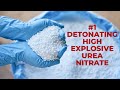 Detonation of 157g urea nitrate  energetic materials lab