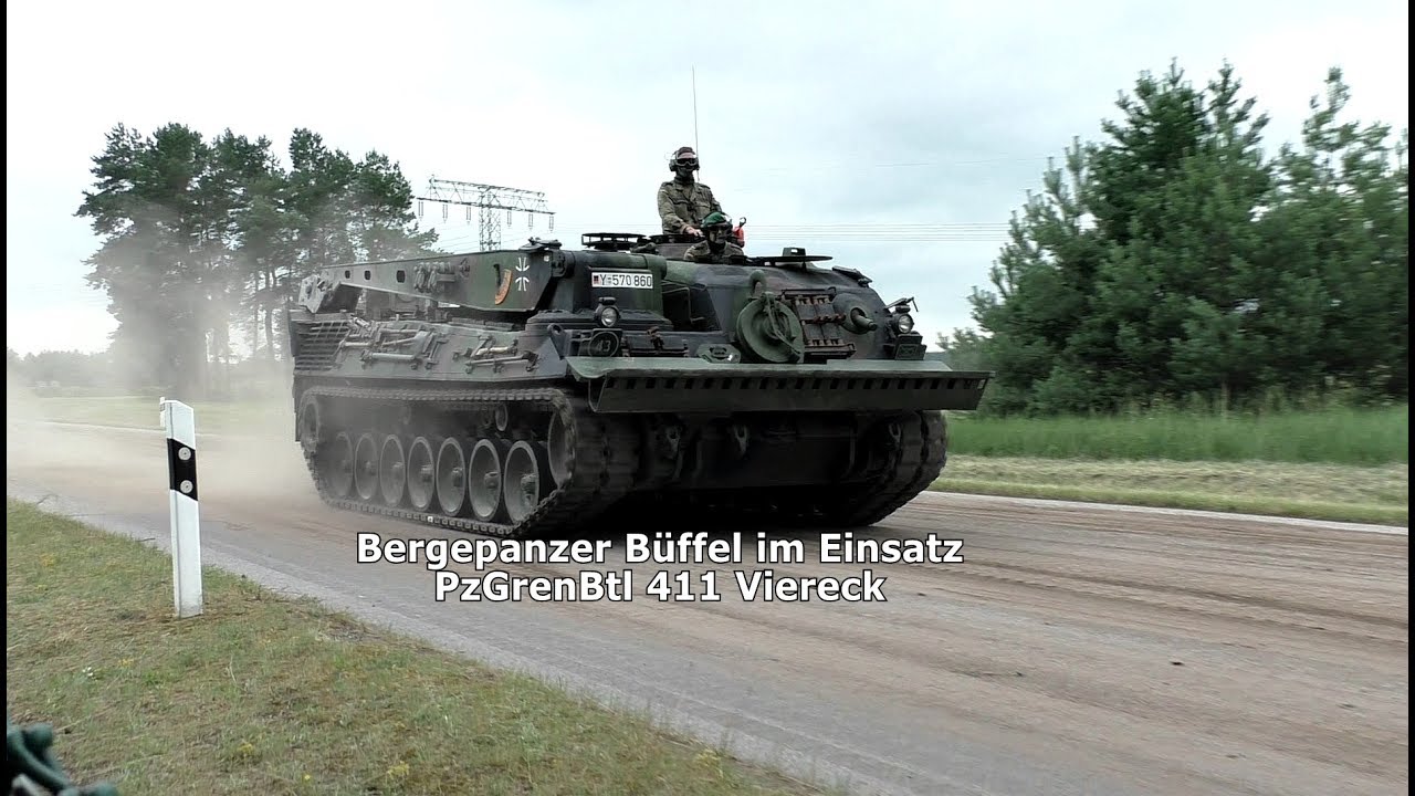 Bundeswehr Manöver PzGrenBtl 33 Schützenpanzer Puma IFV freilaufende Übung FTX Marsch TrÜbPl Bergen