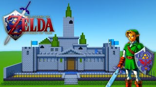 Minecraft Tutorial How To Make Hyrule Castle The Legend Of Zelda Ocarina Of Time