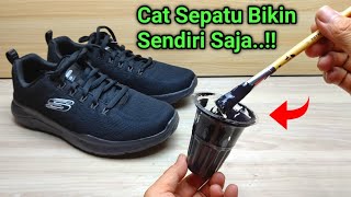 Ternyata mudah..!! Membuat/ meracik sendiri cat untuk sepatu bahan karet,kulit,kain dijamin awet