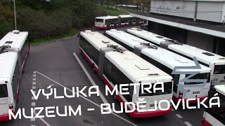 Výluka metra Muzeum - Budějovická | REPORTÁŽ