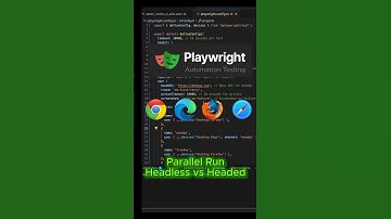 Playwright Parallel Test - Headless vs Headed 💻 #codewithme #testautomation #playwright #javascript
