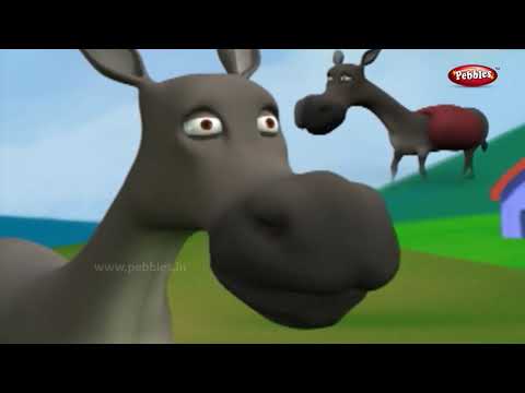 Donkey Nursery Rhyme With Animated Lyrics | Nursery Rhyme | Baby Rhymes | Nursery Poems