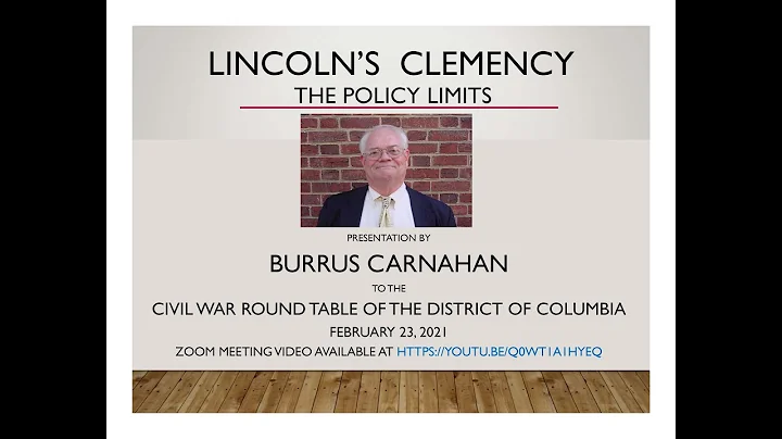 "The Policy Limits to Abraham Lincoln's Clemency" ...