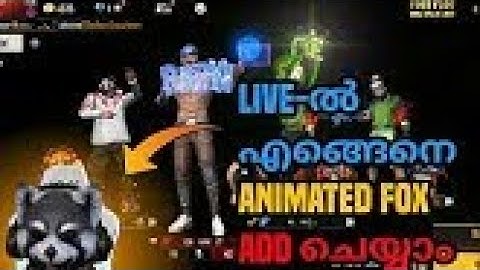 How To Add Animated Fox 🦊 In Live stream|Like Soul Techy