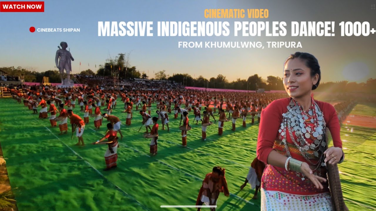 The Power of 1000+ indigenous Tripuri Dancers | Tripura ||