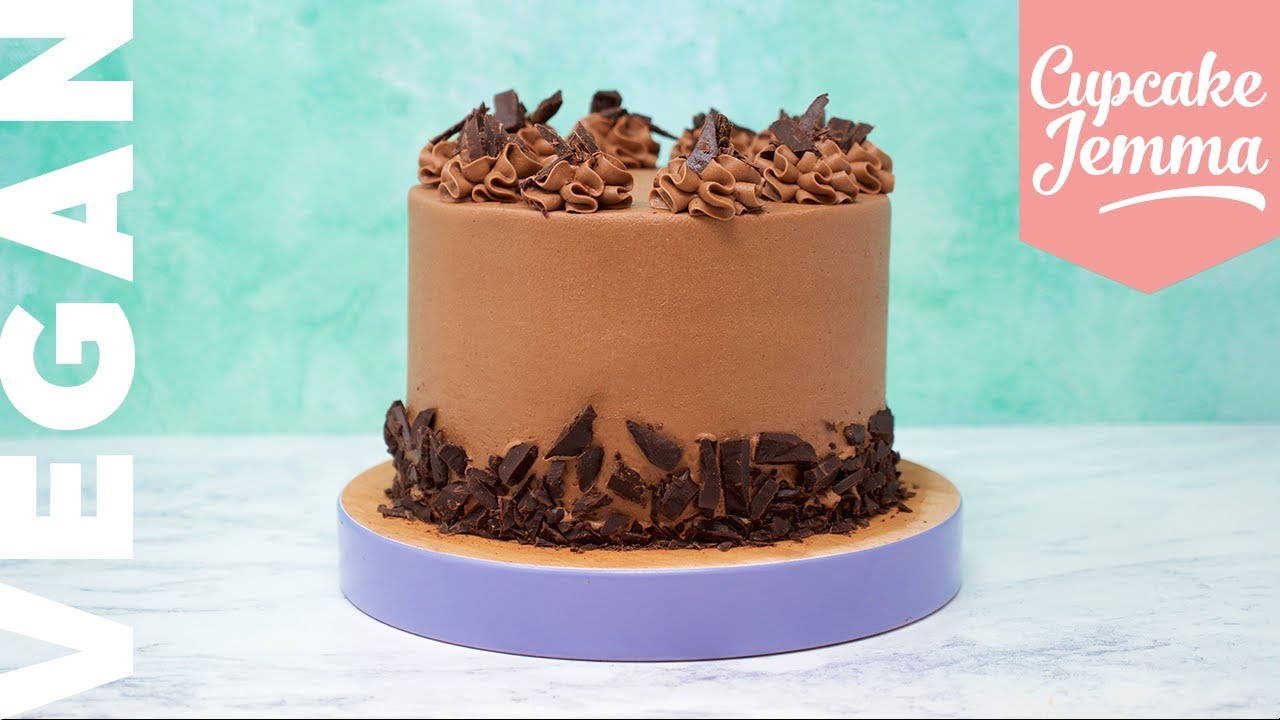 Amazingly Rich Chocolate VEGAN Celebration Cake | Cupcake Jemma | CupcakeJemma