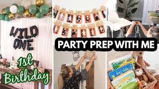 Party Prep With Me // Wild One Theme 1st Birthday // Gender Neutral | Jessica Elle