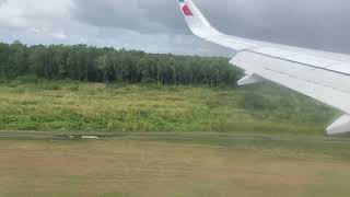 Landing at Pointe-à-Pitre International Airport, Guadeloupe