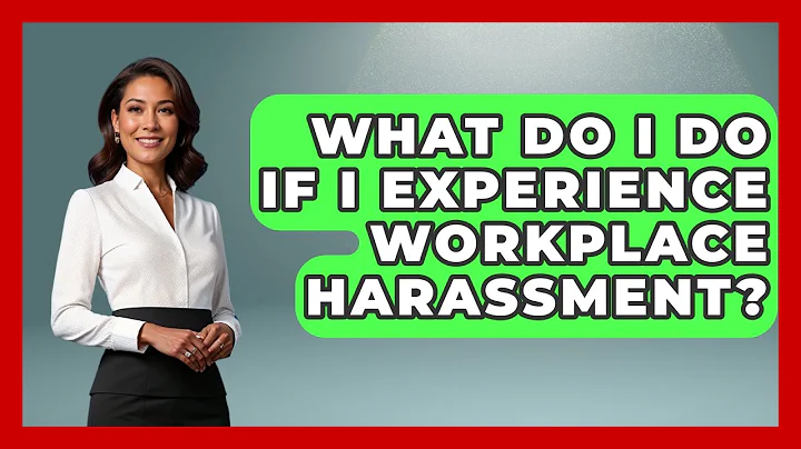 What Do I Do If I Experience Workplace Harassment? - Gender Equality Network