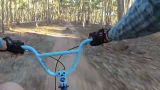 You Yangs ..Riding BMX on mountain bike trail HD 1080