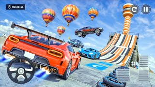 Extreme Car Racing Simulator: Conquer The Dirt Mega Ramp Monster Car 3D? Android GemePlay screenshot 4