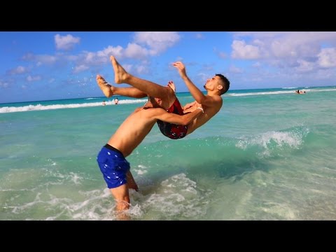 WWE MOVES AT THE BEACH 3