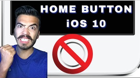 iOS 10 Home Button To Unlock iPhone Remove Click!