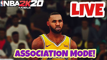 ASSOCIATION MODE DAY 1 NBA 2K20 MOBILE LIVE !twitch