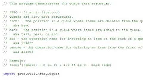 Java Class Library Queue
