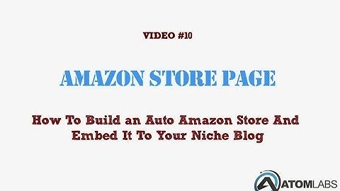 Wordpress Theme Tutorial - Video #10 - Build an Amazon aStore Page